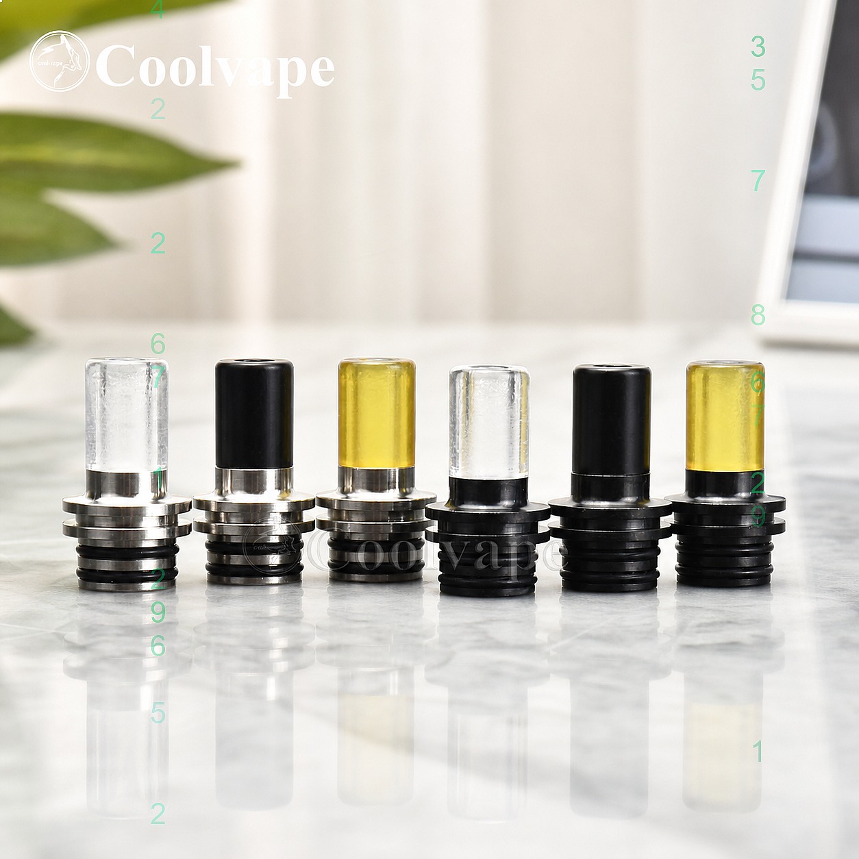 510 MTL Drip Tip Heat Resistan - Vape Accessory ulasan dan harga
