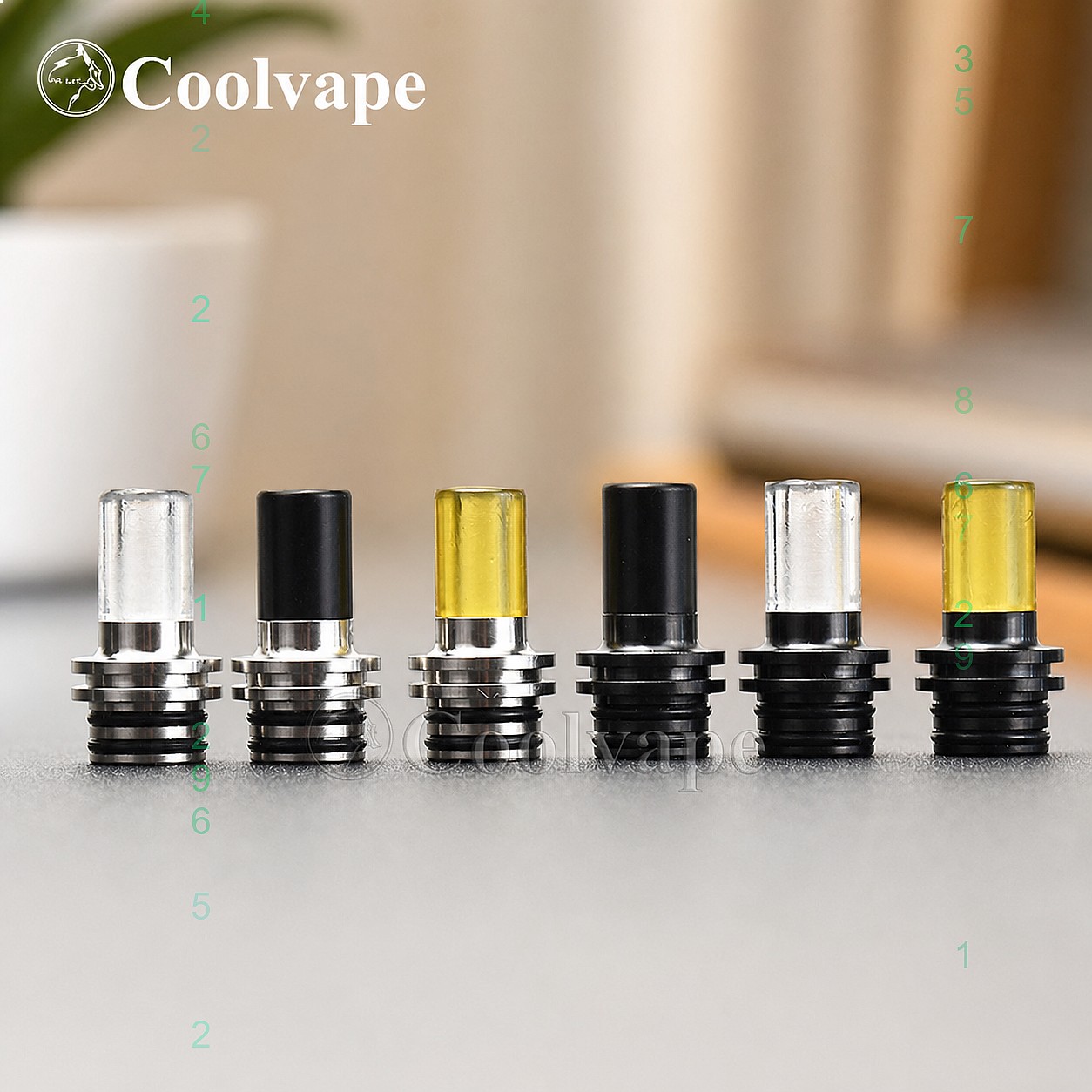 510 MTL Drip Tip Heat Resistan - Vape Accessory ulasan dan harga