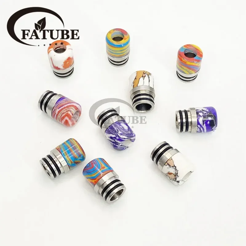 1PC/10PCS 510 Stainless Steel  - Drip Tip Resin ulasan dan harga