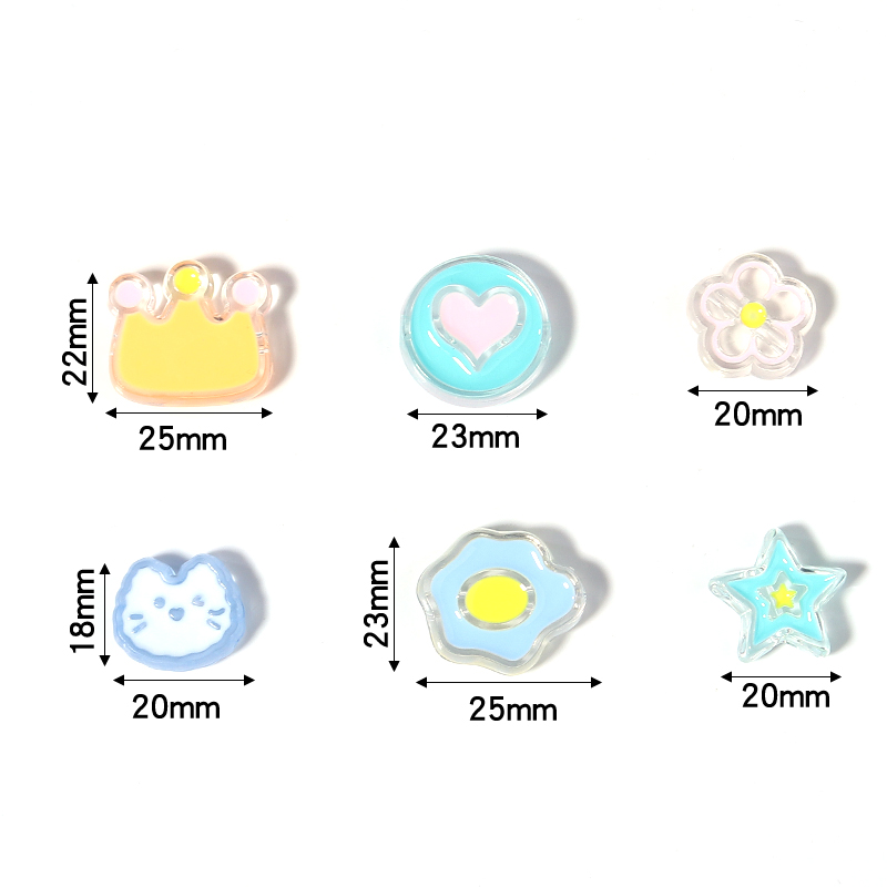10Pcs 20mm Resin Beads Colorfu - Drip Tip Resin ulasan dan harga