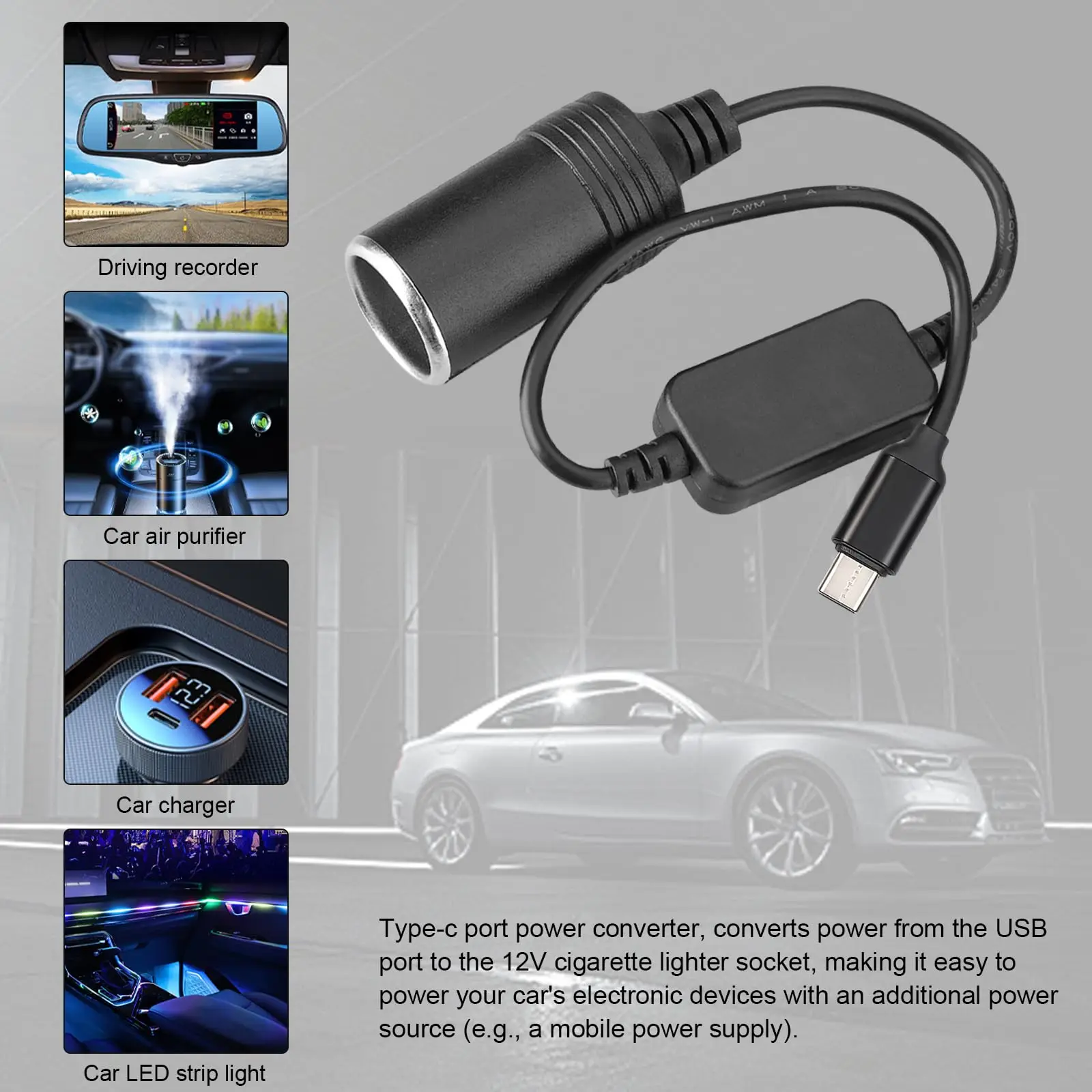 5V To 12V Cigarette Lighter So - Vape Accessory ulasan dan harga