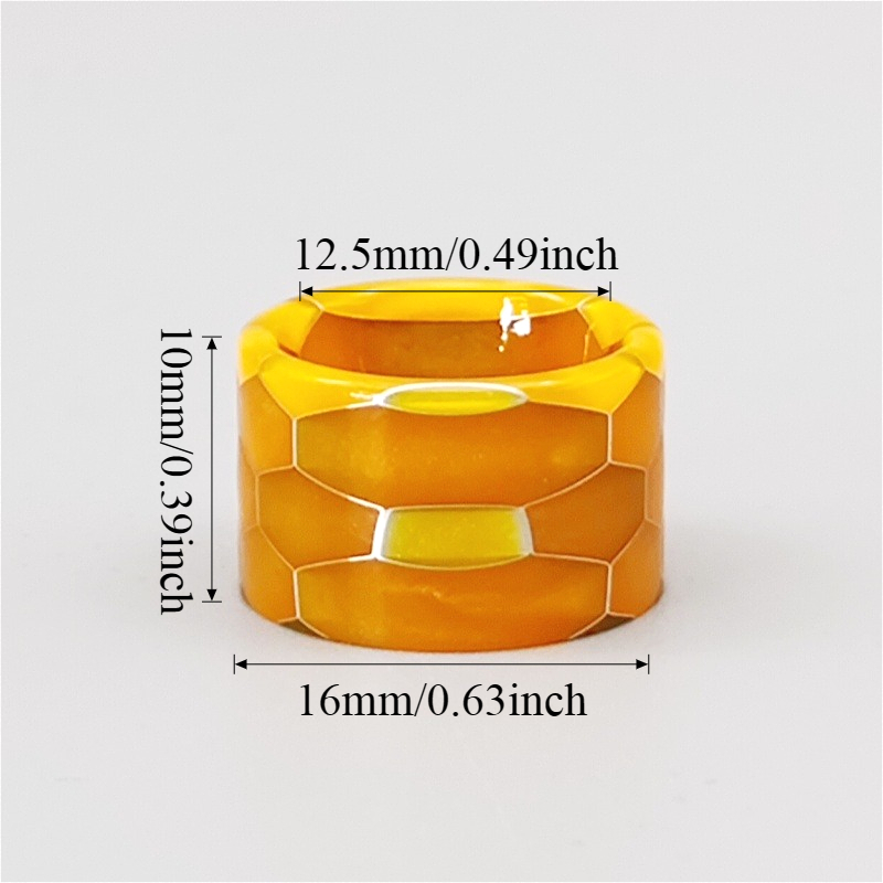 1PC Snake Skin Resin Push-in D - Drip Tip Resin ulasan dan harga