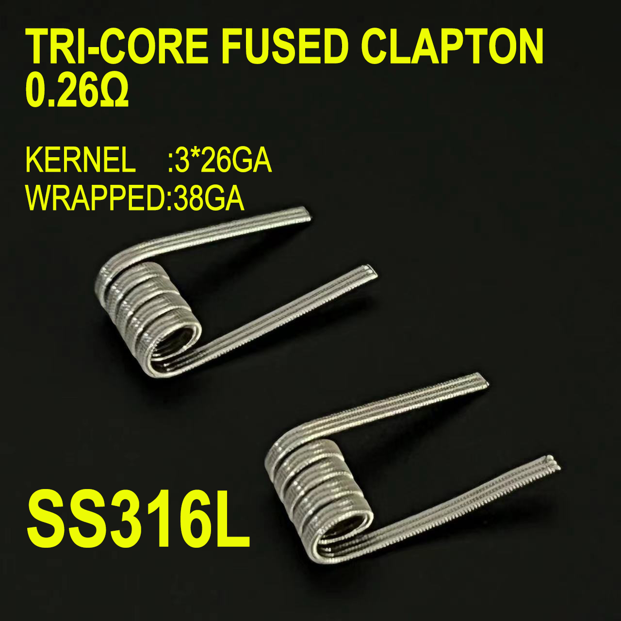 Spring Resistance ID 3.0mm 0.2 - Clapton Wire Pre Built ulasan dan harga