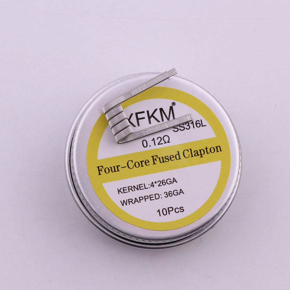 10pcs/box 3mm Spiral ID PreBui - Clapton Wire Pre Built ulasan dan harga